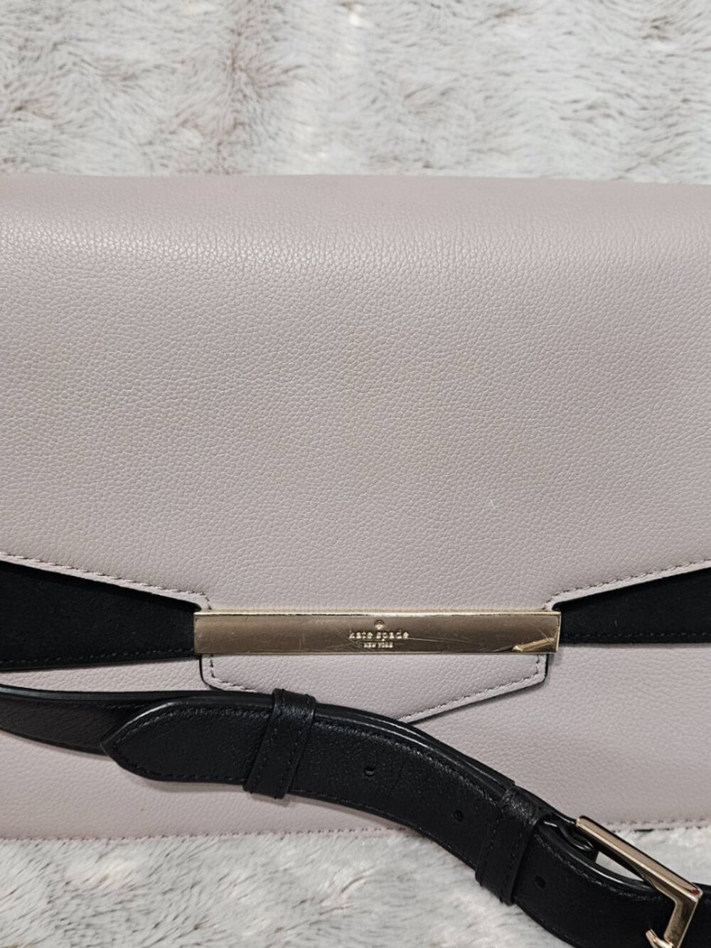 Kate Spade Carmel Court Gray/Black Bag AND Matching Wallet {#817-2} - Picture 5 of 14